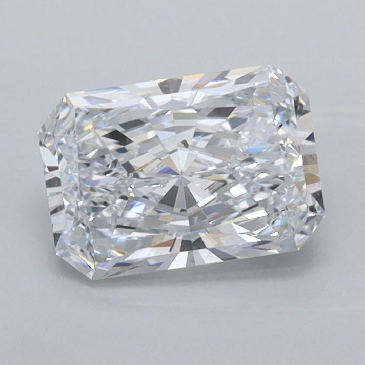1.01 Carat Radiant Shaped, Ideal Cut, D Color, VVS1 Clarity, IGI Certified Lab Grown Diamond