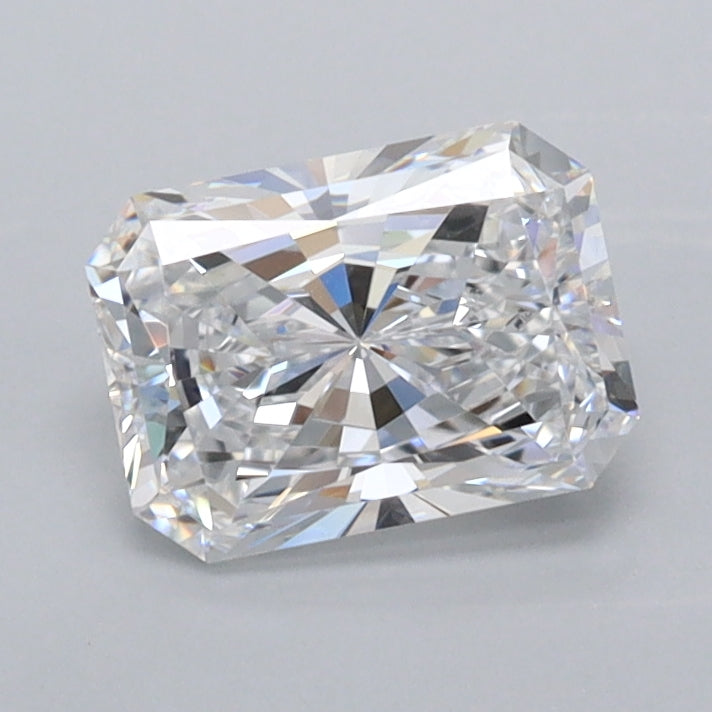 1.03 Carat Radiant Shaped, Ideal Cut, D Color, VVS1 Clarity, IGI Certified Lab Grown Diamond