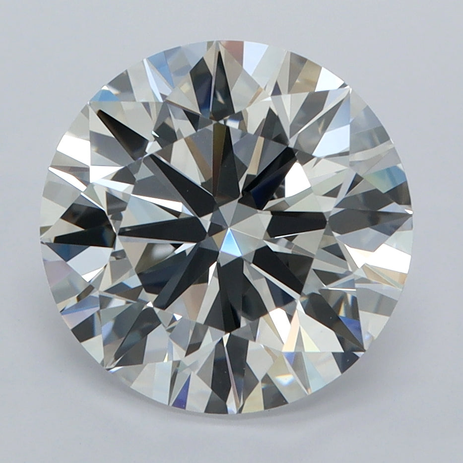 4.01 Carat Round Shaped, Ideal Cut, D Color, VVS1 Clarity, IGI Certified Lab Grown Diamond