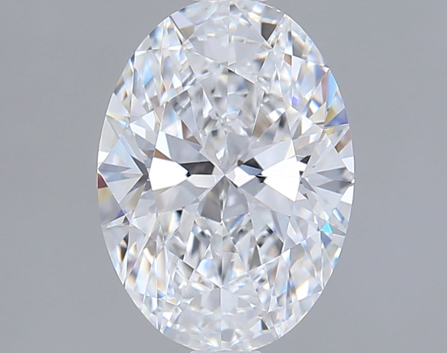 1.55 Carat Oval Shaped, Ideal Cut, D Color, VVS1 Clarity, IGI Certified Lab Grown Diamond