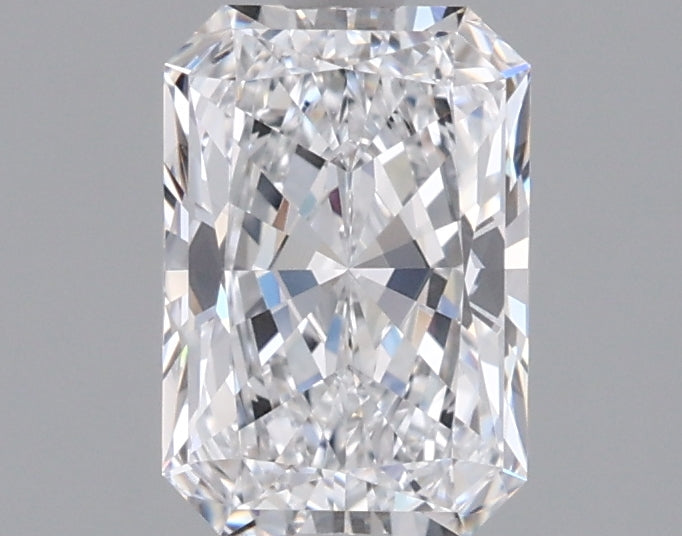 1.26 Carat Radiant Shaped, Ideal Cut, D Color, VVS1 Clarity, IGI Certified Lab Grown Diamond