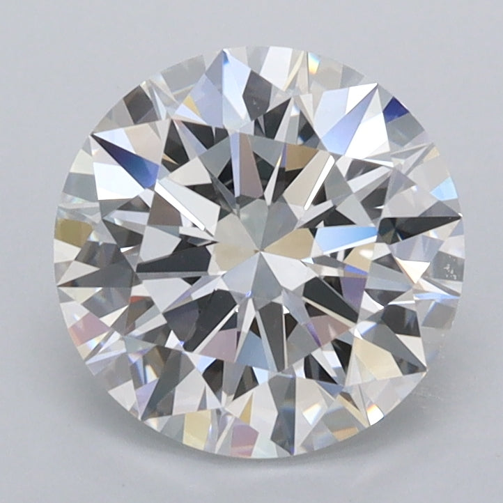 1.91 Carat Round Shaped, Ideal Cut, D Color, VVS2 Clarity, IGI Certified Lab Grown Diamond