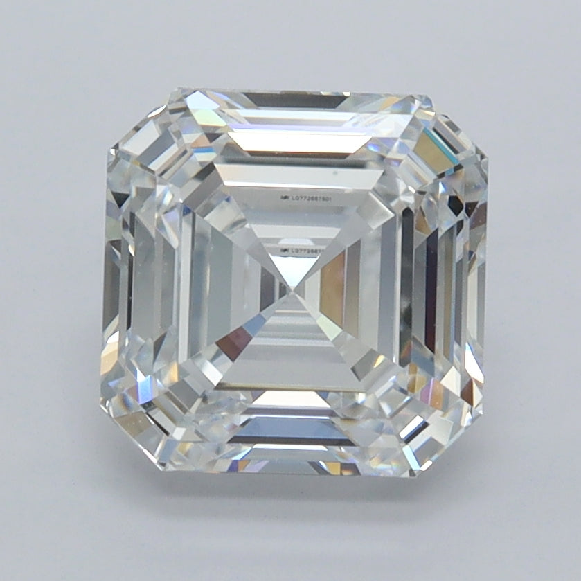 2.52 Carat Asscher Shaped, Ideal Cut, D Color, VVS1 Clarity, IGI Certified Lab Grown Diamond