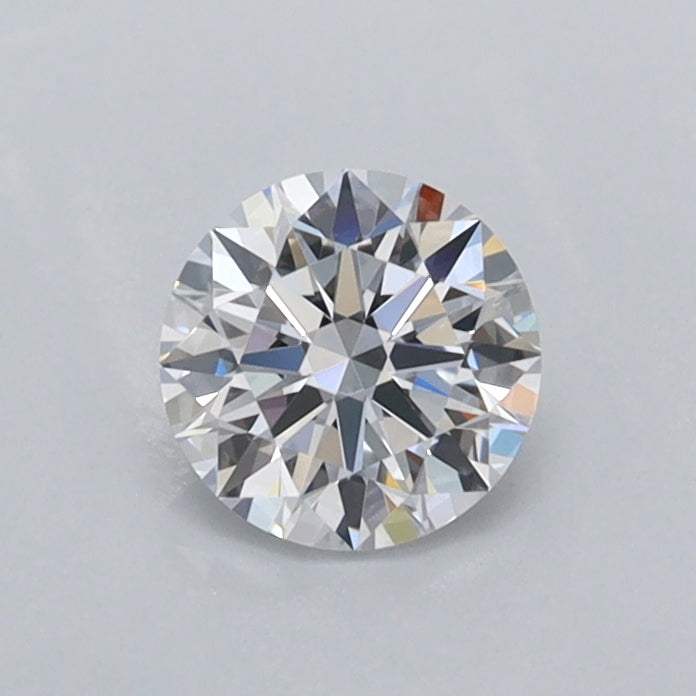 0.58 Carat Round Shaped, Ideal Cut, D Color, VVS2 Clarity, IGI Certified Lab Grown Diamond