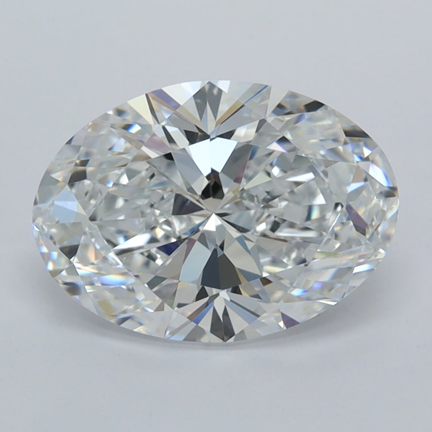2.19 Carat Oval Shaped, Ideal Cut, D Color, VVS1 Clarity, IGI Certified Lab Grown Diamond
