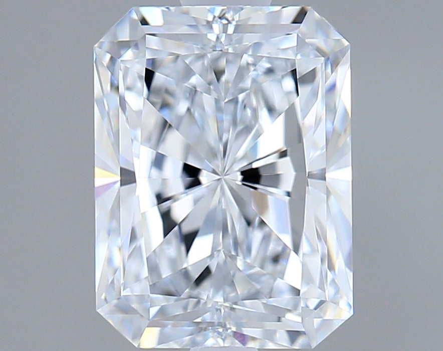 2.03 Carat Radiant Shaped, Ideal Cut, E Color, VVS1 Clarity, IGI Certified Lab Grown Diamond