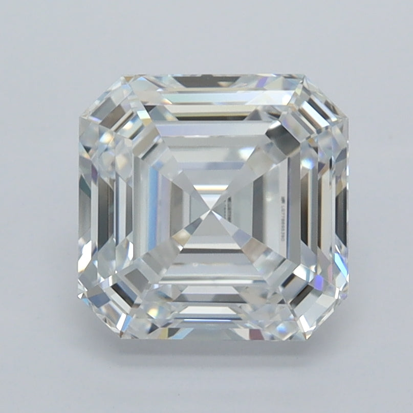 2.05 Carat Asscher Shaped, Ideal Cut, D Color, VVS1 Clarity, IGI Certified Lab Grown Diamond