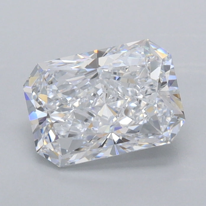 1.04 Carat Radiant Shaped, Excellent Cut, D Color, VVS1 Clarity, IGI Certified Lab Grown Diamond