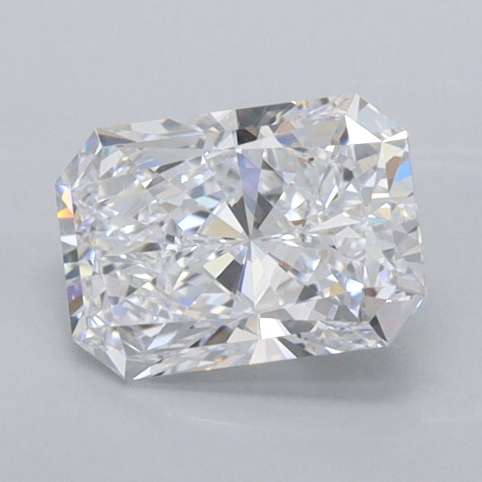 1.04 Carat Radiant Shaped, Excellent Cut, D Color, VVS1 Clarity, IGI Certified Lab Grown Diamond