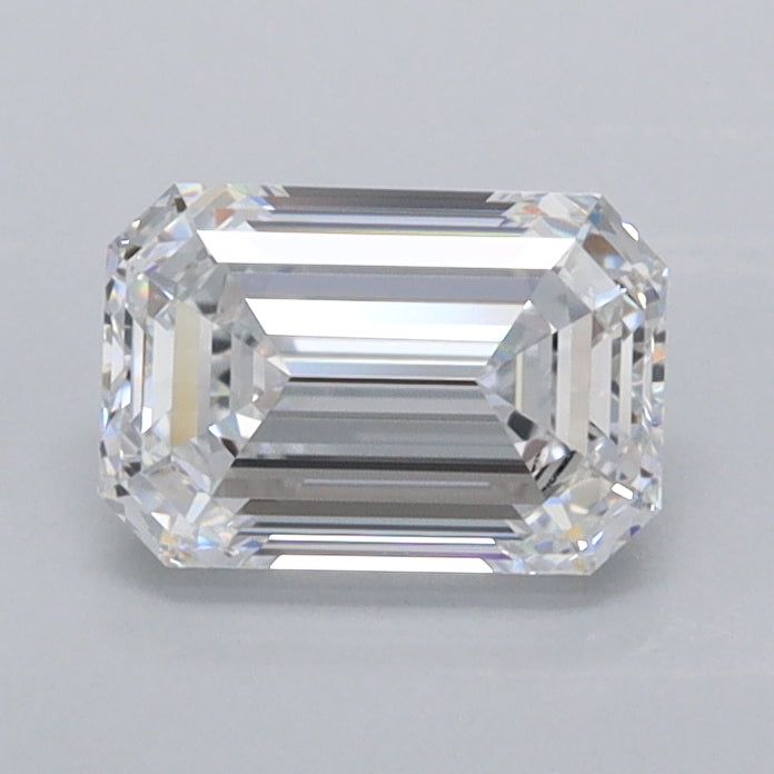 1.03 Carat Emerald Shaped, Ideal Cut, D Color, VVS1 Clarity, IGI Certified Lab Grown Diamond