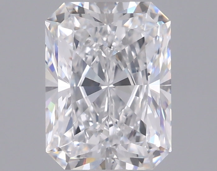 1.54 Carat Radiant Shaped, Excellent Cut, D Color, VVS2 Clarity, IGI Certified Lab Grown Diamond