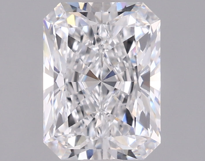 1.53 Carat Radiant Shaped, Ideal Cut, D Color, VVS2 Clarity, IGI Certified Lab Grown Diamond