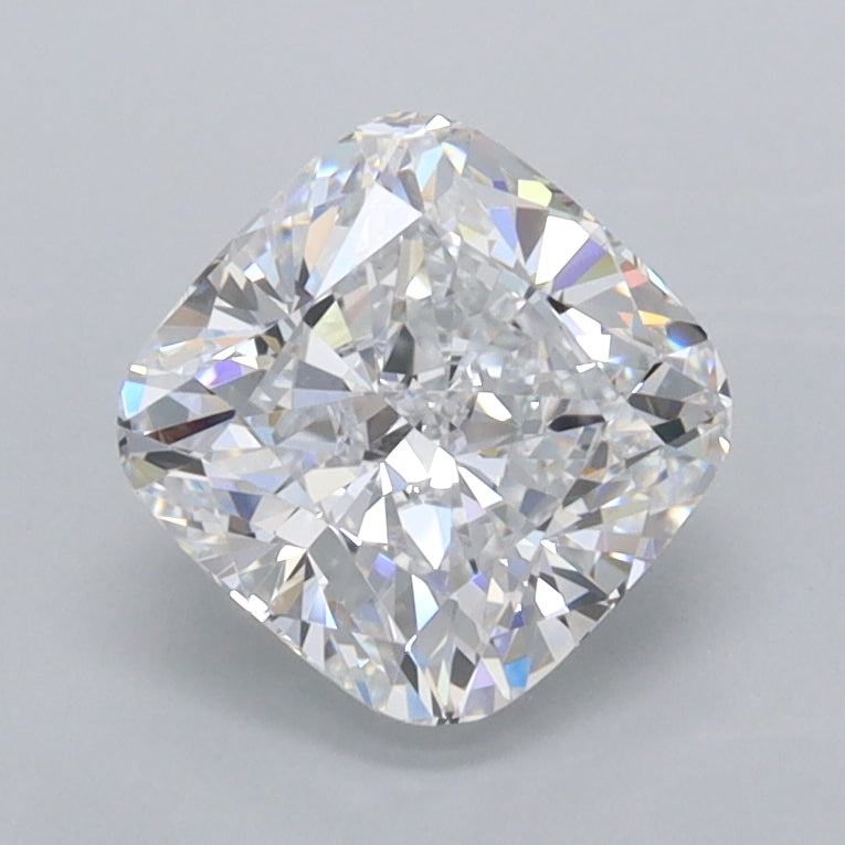 1.51 Carat Cushion Shaped, Ideal Cut, D Color, VVS2 Clarity, IGI Certified Lab Grown Diamond