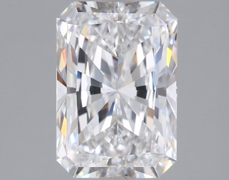 1.51 Carat Radiant Shaped, Ideal Cut, D Color, VVS1 Clarity, IGI Certified Lab Grown Diamond