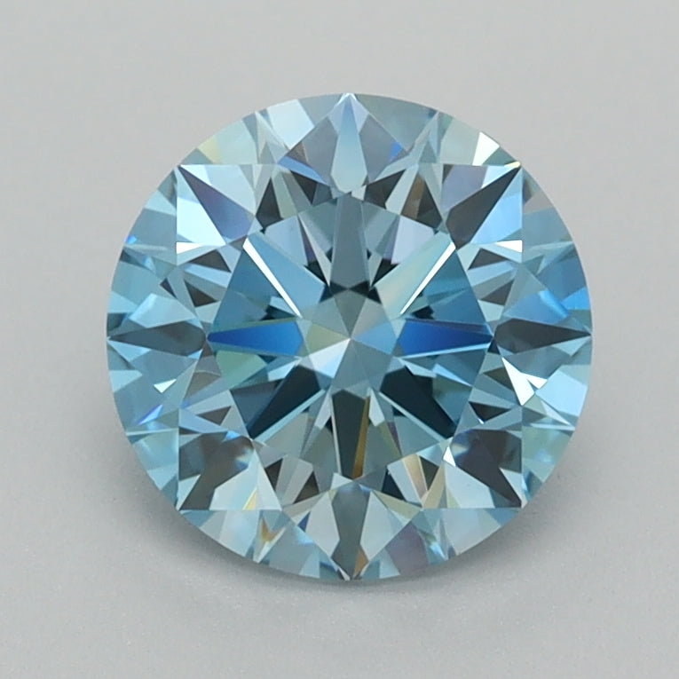 1.52 Carat Round Shaped, Ideal Cut, VVS2 Clarity, IGI Certified Lab Grown Diamond