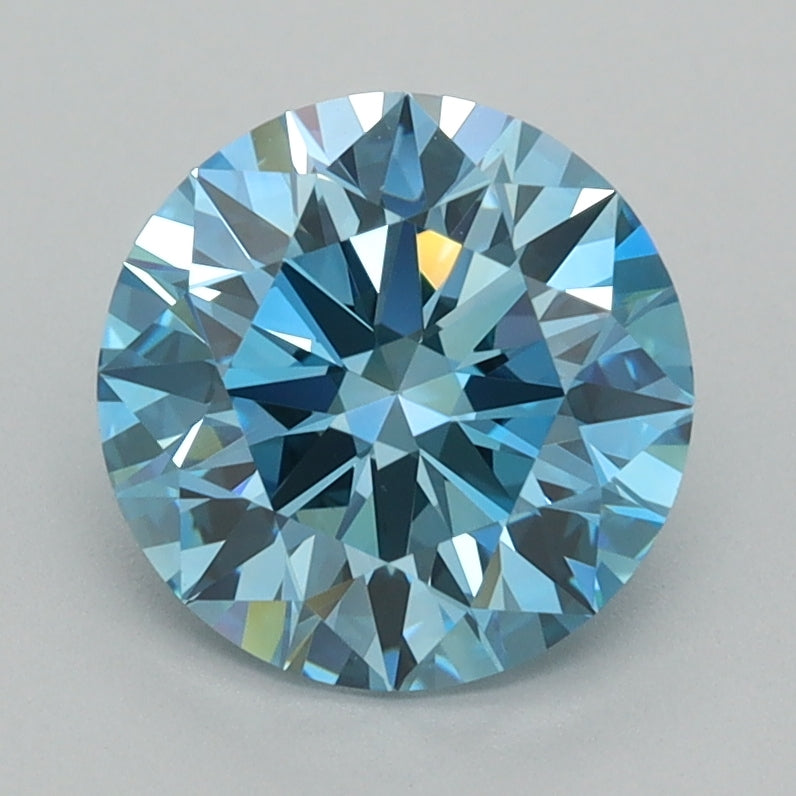 1.92 Carat Round Shaped, Ideal Cut, VVS2 Clarity, IGI Certified Lab Grown Diamond
