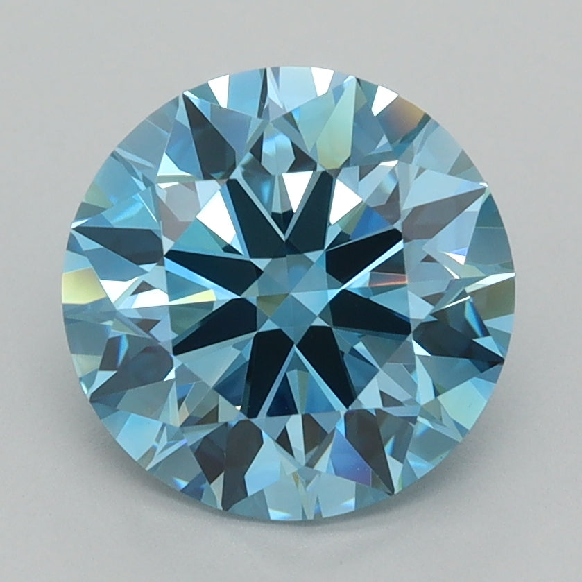 2.53 Carat Round Shaped, Ideal Cut, VVS2 Clarity, IGI Certified Lab Grown Diamond