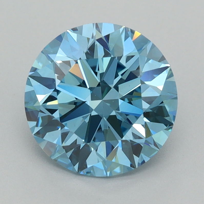 2.00 Carat Round Shaped, Ideal Cut, VVS2 Clarity, IGI Certified Lab Grown Diamond