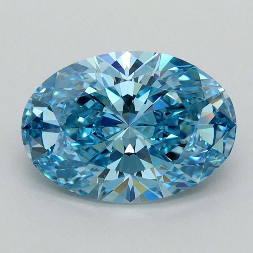 2.00 Carat Oval Shaped, Ideal Cut, VVS1 Clarity, IGI Certified Lab Grown Diamond