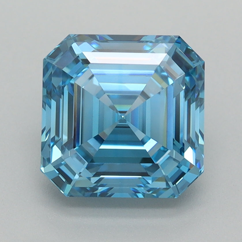 2.52 Carat Asscher Shaped, Ideal Cut, VVS2 Clarity, IGI Certified Lab Grown Diamond