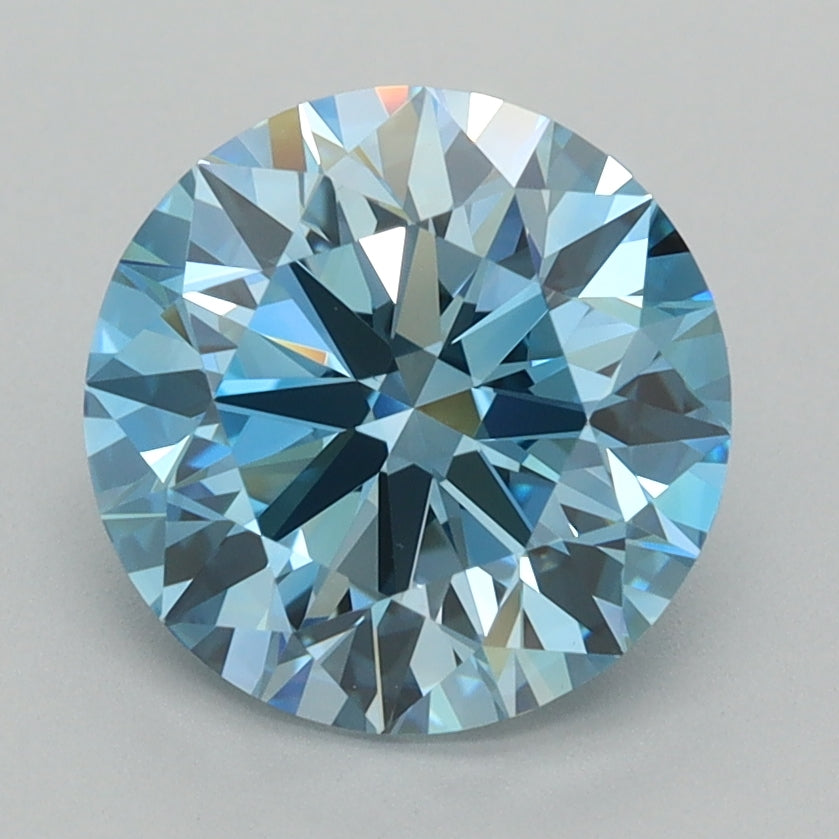 2.51 Carat Round Shaped, Ideal Cut, VVS2 Clarity, IGI Certified Lab Grown Diamond