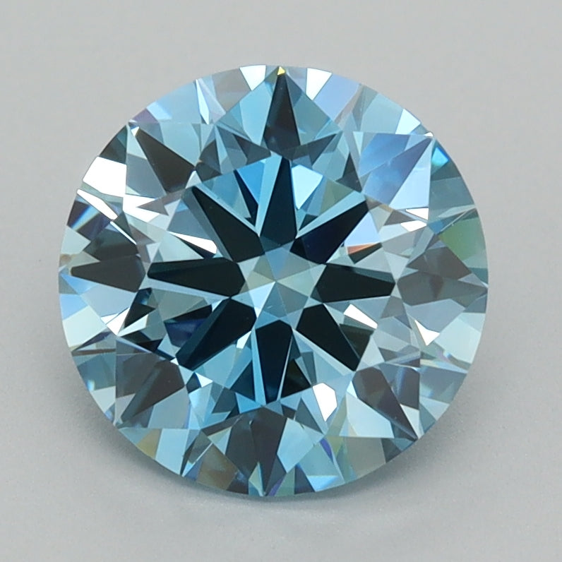2.00 Carat Round Shaped, Ideal Cut, VVS2 Clarity, IGI Certified Lab Grown Diamond