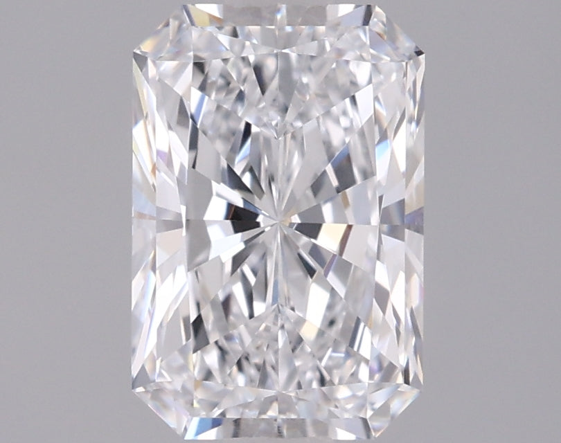 1.51 Carat Radiant Shaped, Ideal Cut, D Color, VVS2 Clarity, IGI Certified Lab Grown Diamond