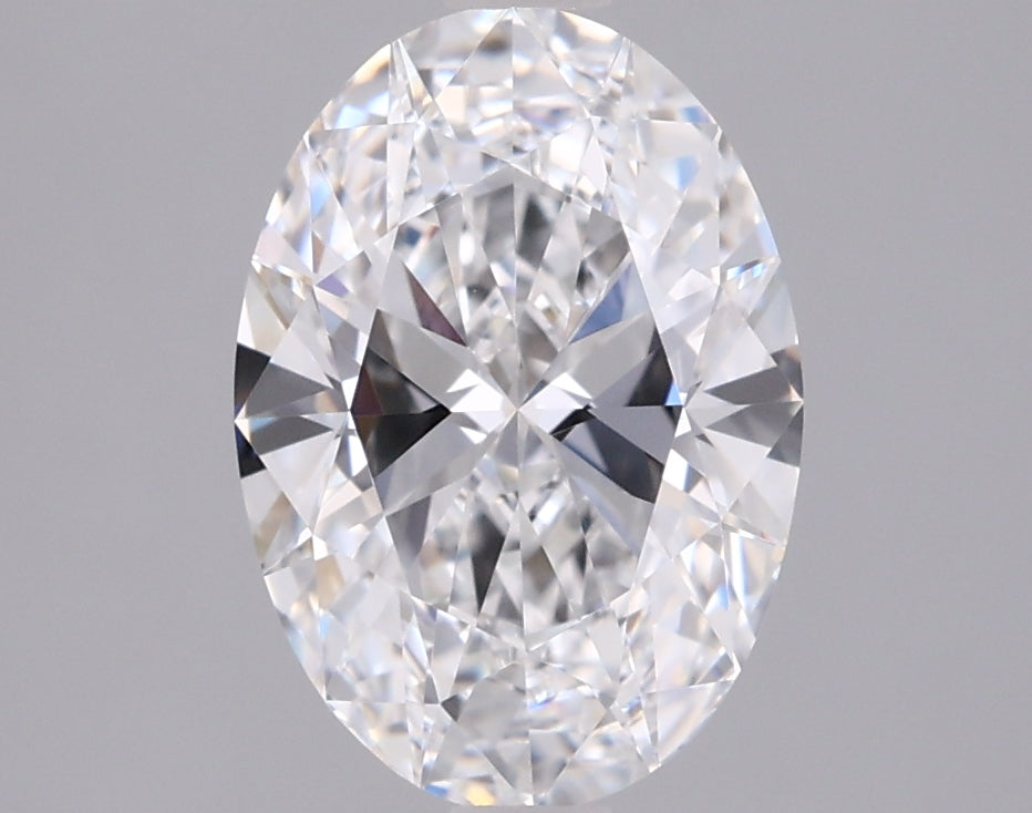 1.68 Carat Oval Shaped, Ideal Cut, D Color, VVS1 Clarity, IGI Certified Lab Grown Diamond