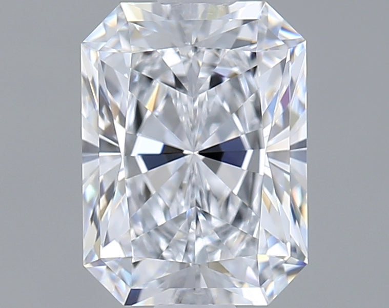 1.53 Carat Radiant Shaped, Ideal Cut, E Color, VVS1 Clarity, IGI Certified Lab Grown Diamond