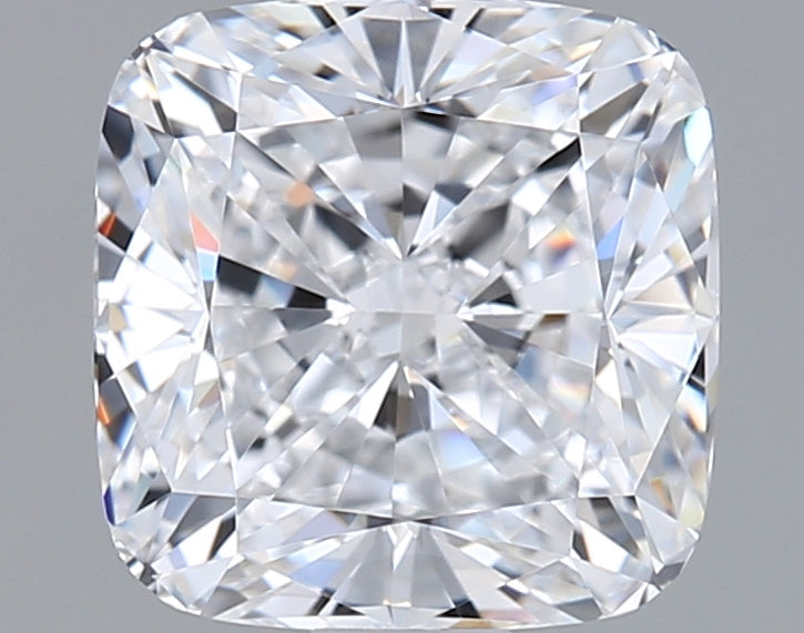 1.55 Carat Cushion Shaped, Ideal Cut, D Color, VVS1 Clarity, IGI Certified Lab Grown Diamond