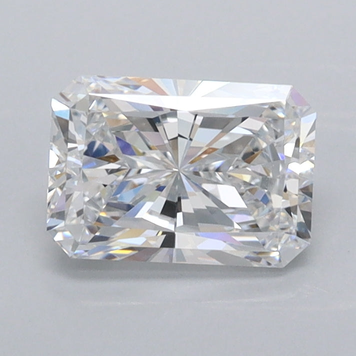 1.08 Carat Radiant Shaped, Excellent Cut, D Color, VVS1 Clarity, IGI Certified Lab Grown Diamond