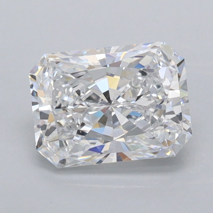1.07 Carat Radiant Shaped, Ideal Cut, D Color, VVS1 Clarity, IGI Certified Lab Grown Diamond