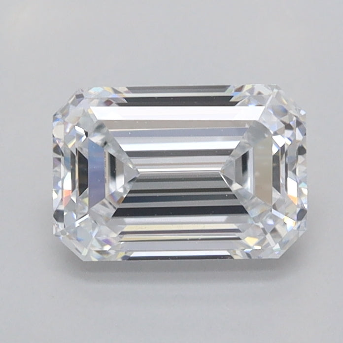 1.11 Carat Emerald Shaped, Ideal Cut, D Color, FL Clarity, IGI Certified Lab Grown Diamond