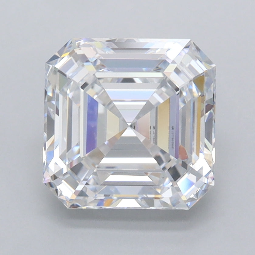 2.52 Carat Asscher Shaped, Ideal Cut, D Color, VVS1 Clarity, IGI Certified Lab Grown Diamond
