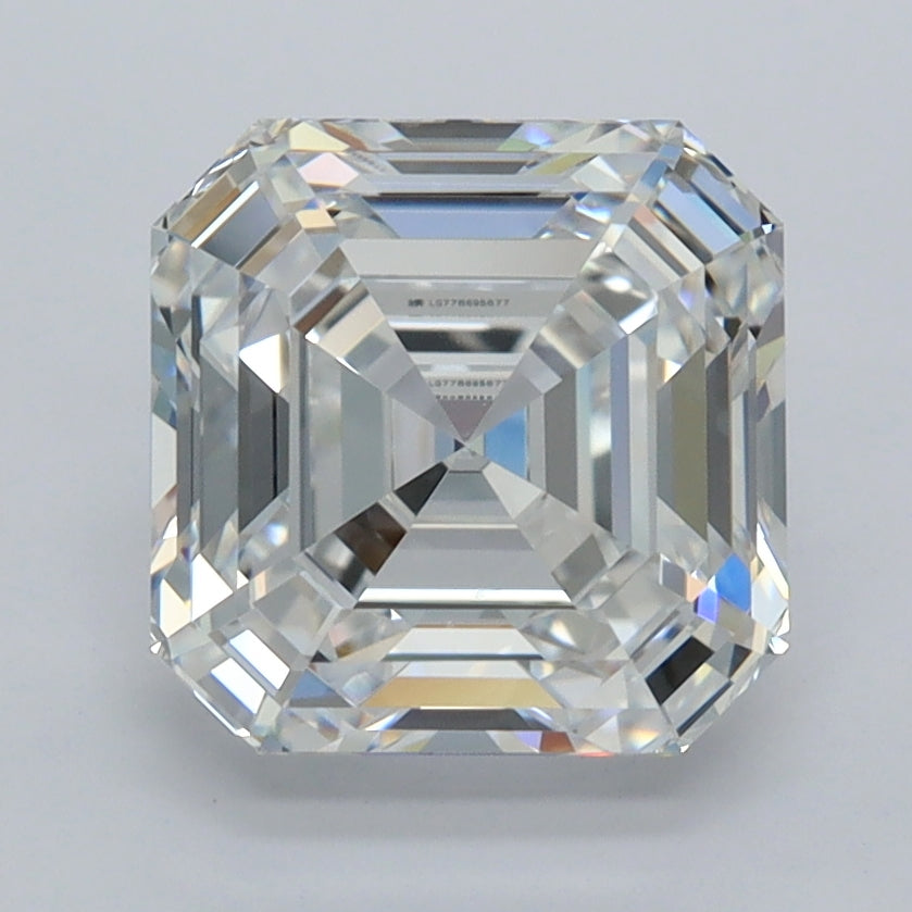 3.01 Carat Asscher Shaped, Ideal Cut, D Color, VVS1 Clarity, IGI Certified Lab Grown Diamond