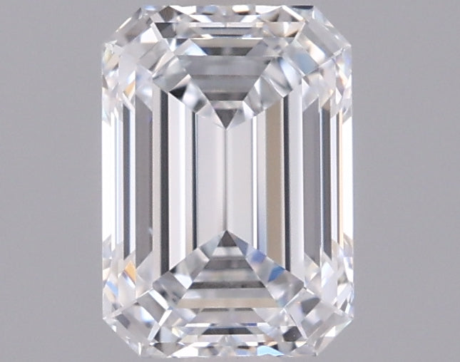 1.06 Carat Emerald Shaped, Ideal Cut, D Color, VVS1 Clarity, IGI Certified Lab Grown Diamond