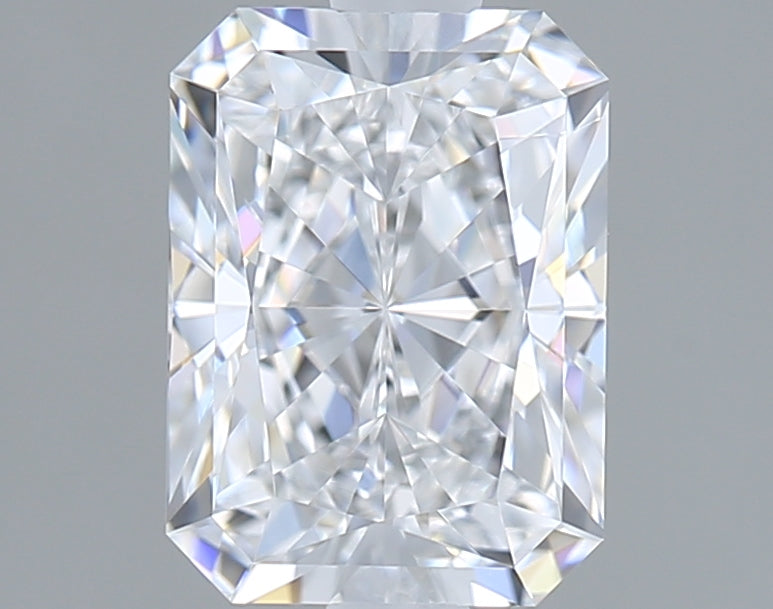 1.52 Carat Radiant Shaped, Ideal Cut, D Color, VVS1 Clarity, IGI Certified Lab Grown Diamond