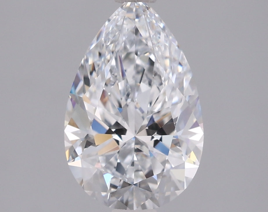 1.57 Carat Pear Shaped, Ideal Cut, D Color, VVS1 Clarity, IGI Certified Lab Grown Diamond