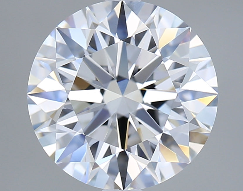3.01 Carat Round Shaped, Excellent Cut, E Color, VVS2 Clarity, IGI Certified Lab Grown Diamond