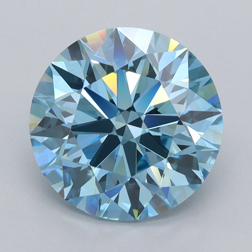 2.51 Carat Round Shaped, Excellent Cut, VVS1 Clarity, IGI Certified Lab Grown Diamond