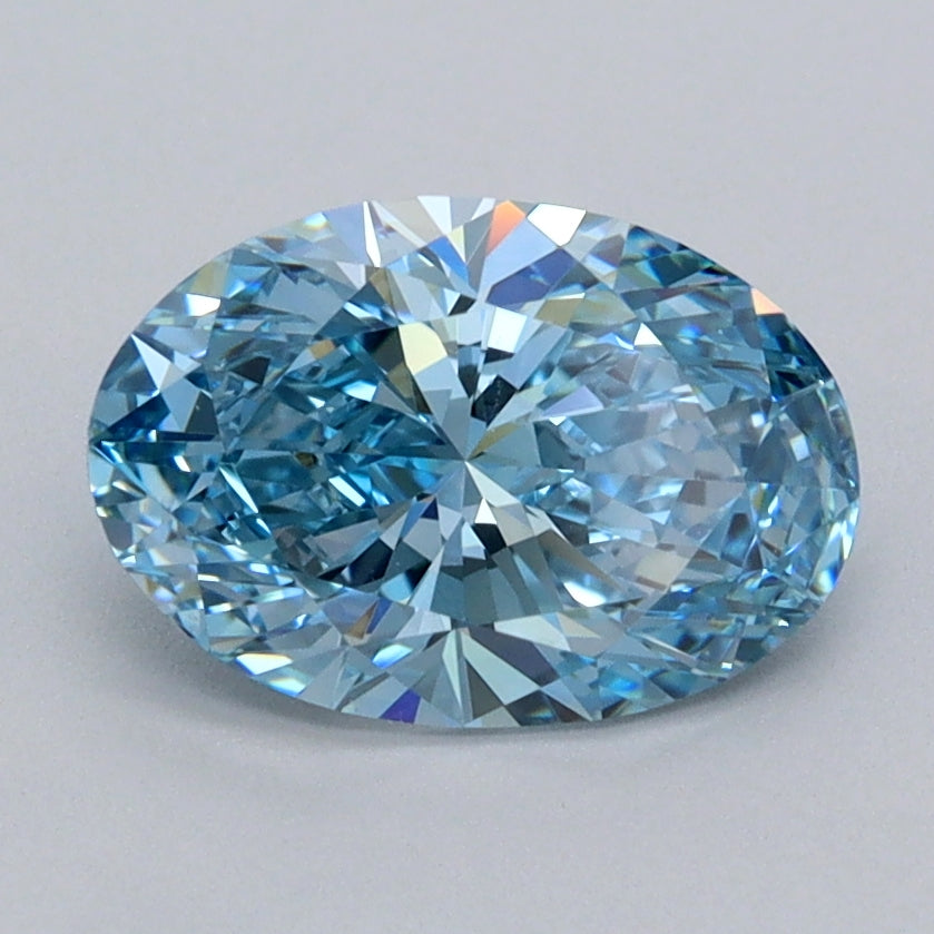 1.57 Carat Oval Shaped, Ideal Cut, VVS2 Clarity, IGI Certified Lab Grown Diamond