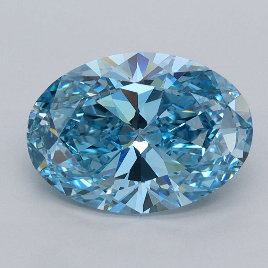 2.08 Carat Oval Shaped, Ideal Cut, VVS1 Clarity, IGI Certified Lab Grown Diamond