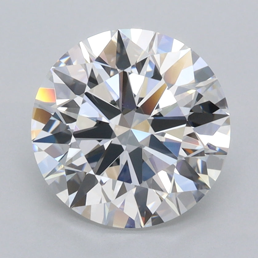2.44 Carat Round Shaped, Ideal Cut, D Color, VVS1 Clarity, IGI Certified Lab Grown Diamond