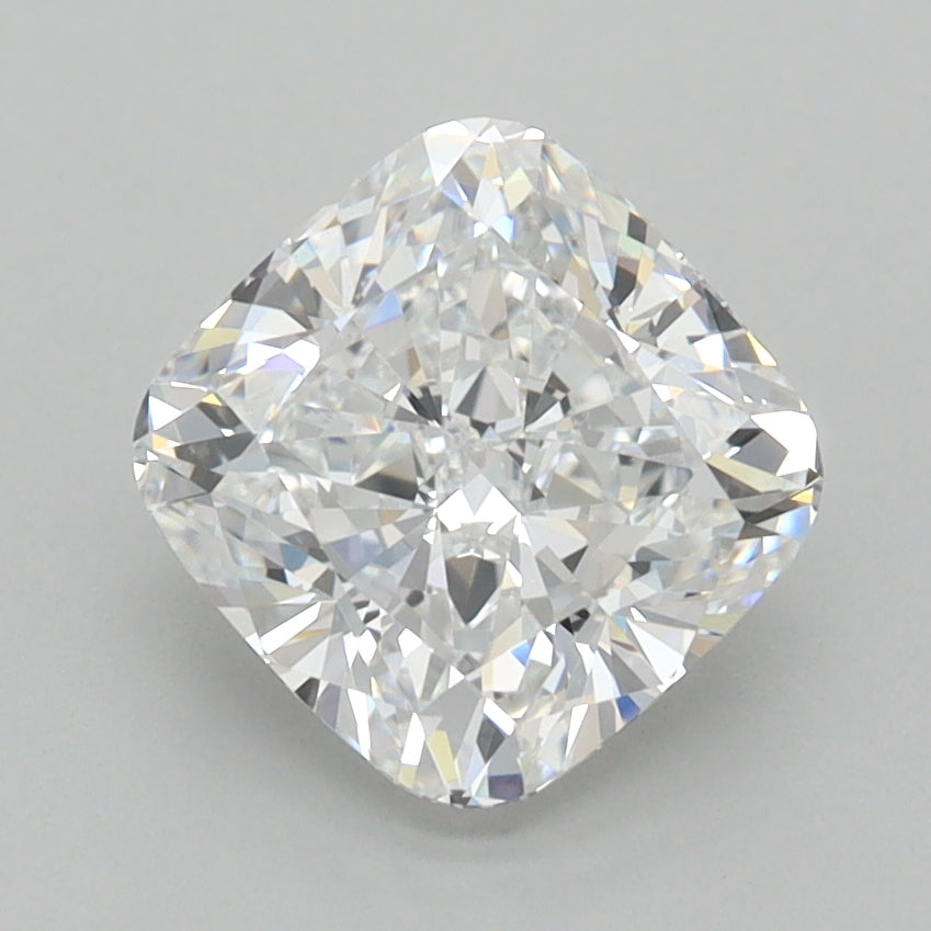 2.07 Carat Cushion Shaped, Ideal Cut, D Color, VVS1 Clarity, IGI Certified Lab Grown Diamond