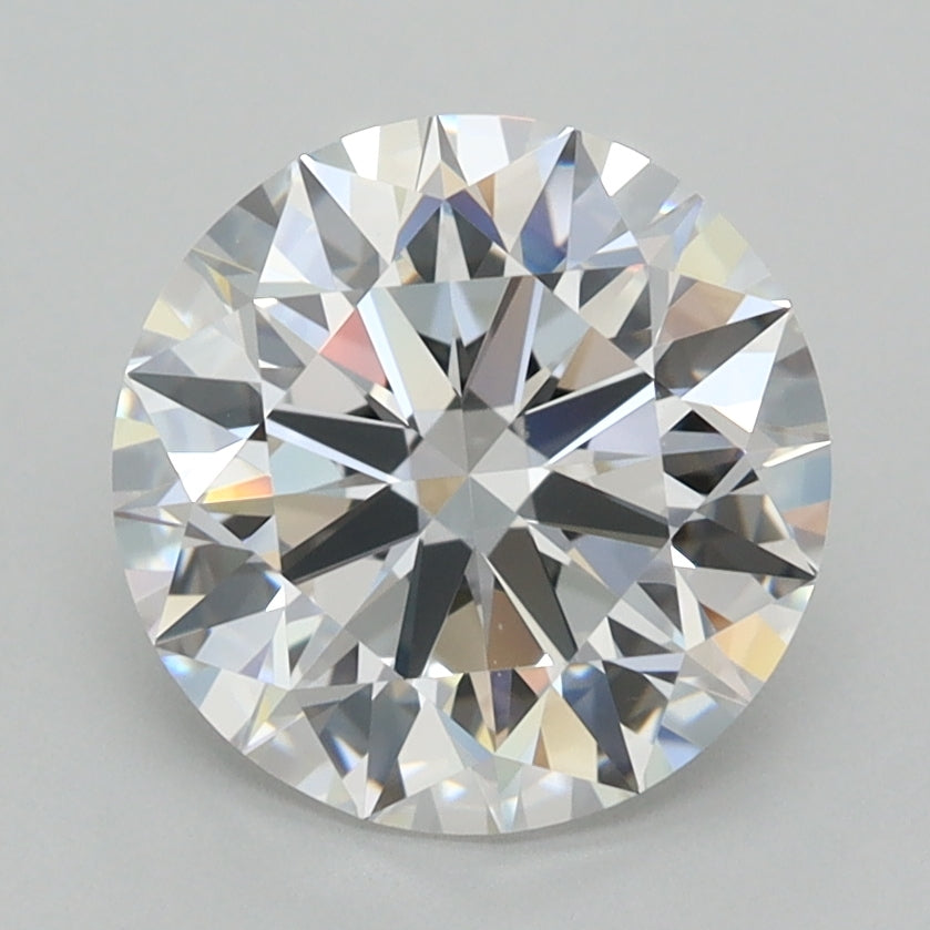 2.51 Carat Round Shaped, Ideal Cut, D Color, VVS1 Clarity, IGI Certified Lab Grown Diamond