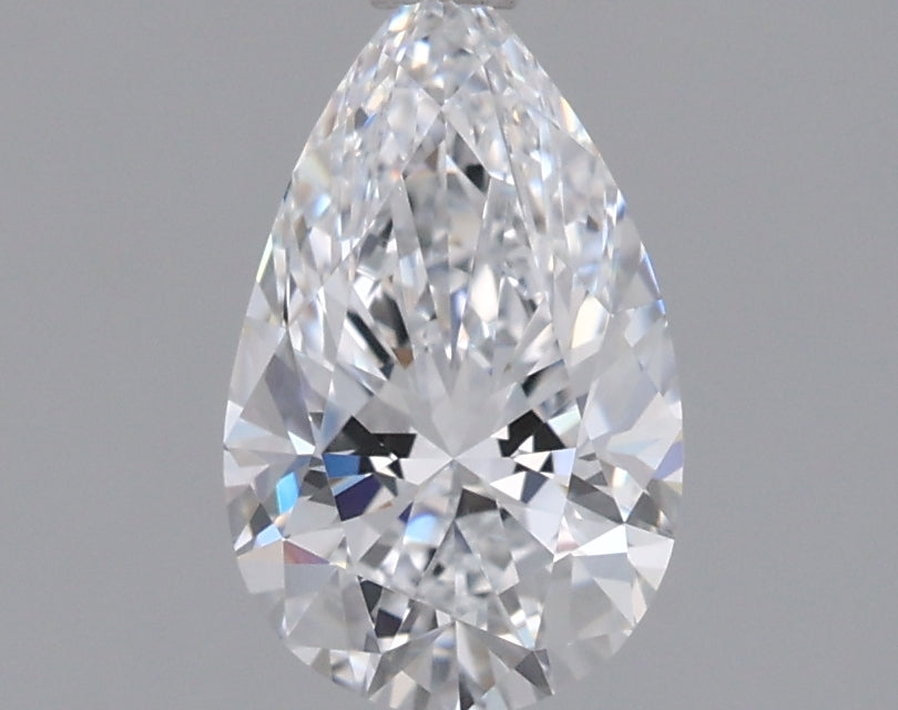 1.03 Carat Pear Shaped, Excellent Cut, D Color, VVS2 Clarity, IGI Certified Lab Grown Diamond
