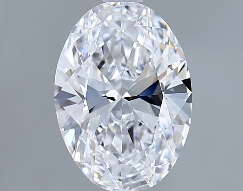 1.60 Carat Oval Shaped, Ideal Cut, D Color, VVS1 Clarity, IGI Certified Lab Grown Diamond