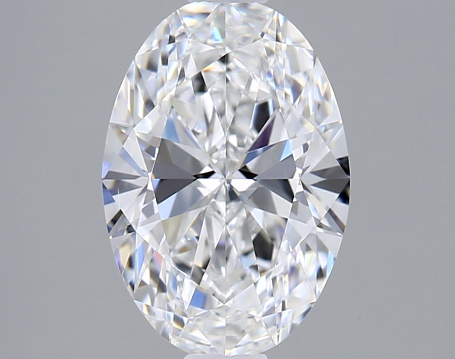 1.50 Carat Oval Shaped, Ideal Cut, D Color, VS1 Clarity, IGI Certified Lab Grown Diamond