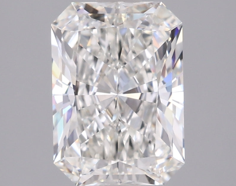 1.87 Carat Radiant Shaped, Ideal Cut, F Color, VVS1 Clarity, IGI Certified Lab Grown Diamond