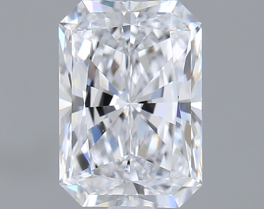 1.52 Carat Radiant Shaped, Ideal Cut, D Color, VVS1 Clarity, IGI Certified Lab Grown Diamond